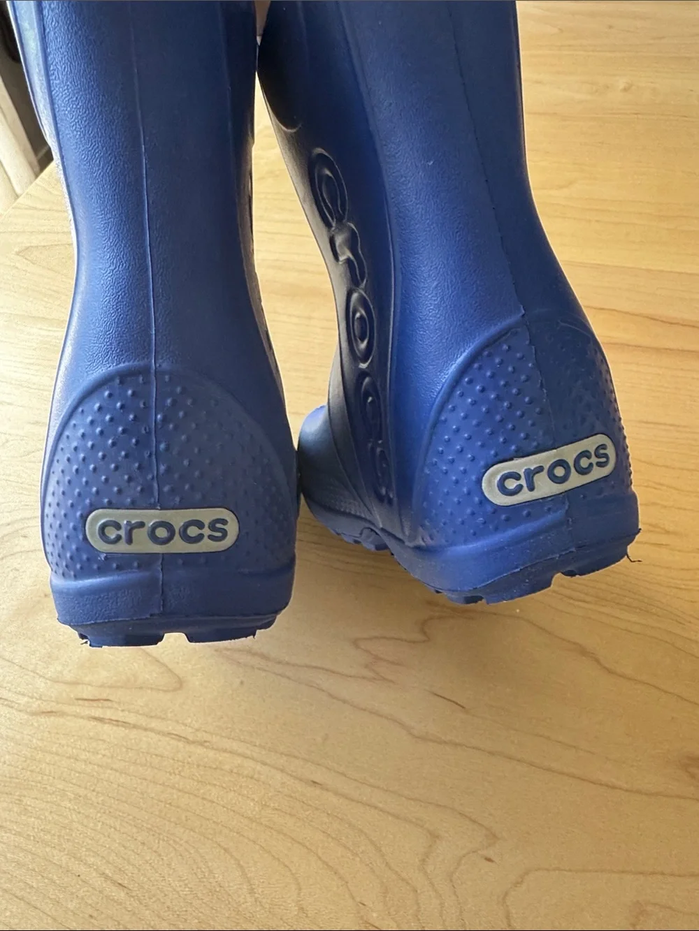 Crocs Kids Classic Handle It Rain Boots Blue size 8